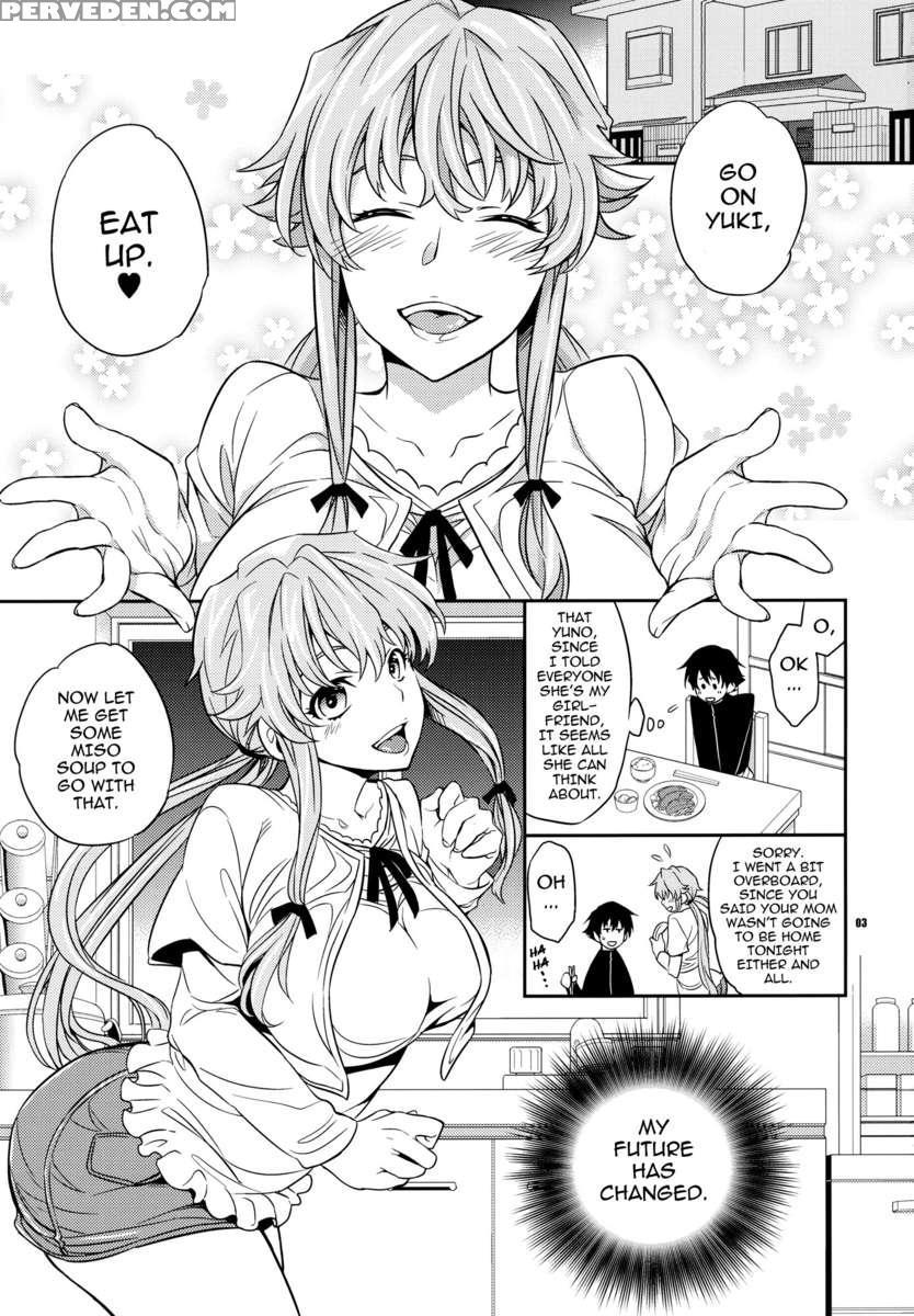 Yuki Yuno Ai No Mirai Nikki Chapter 1000 Page 2